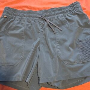 Woman’s Blue Athletic Shorts